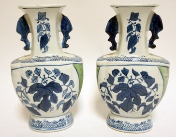 CONTEMPORARY CHINESE DECORATED VASES