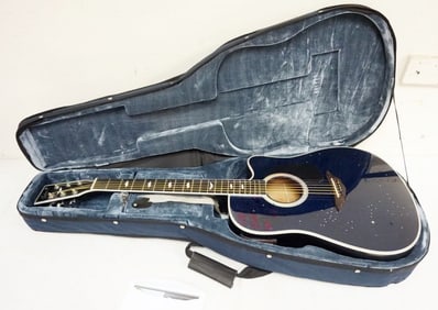 CELESTIAL NIGHT ACOUSTIC GUITAR IN CASE