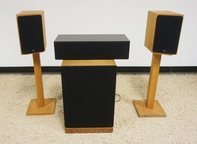 NHT SPEAKERS AND MILLER CREISEL SUBWOOFER