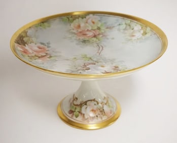 KRAUTHEIM BAVARIAN HAND PAINTED COMPOTE