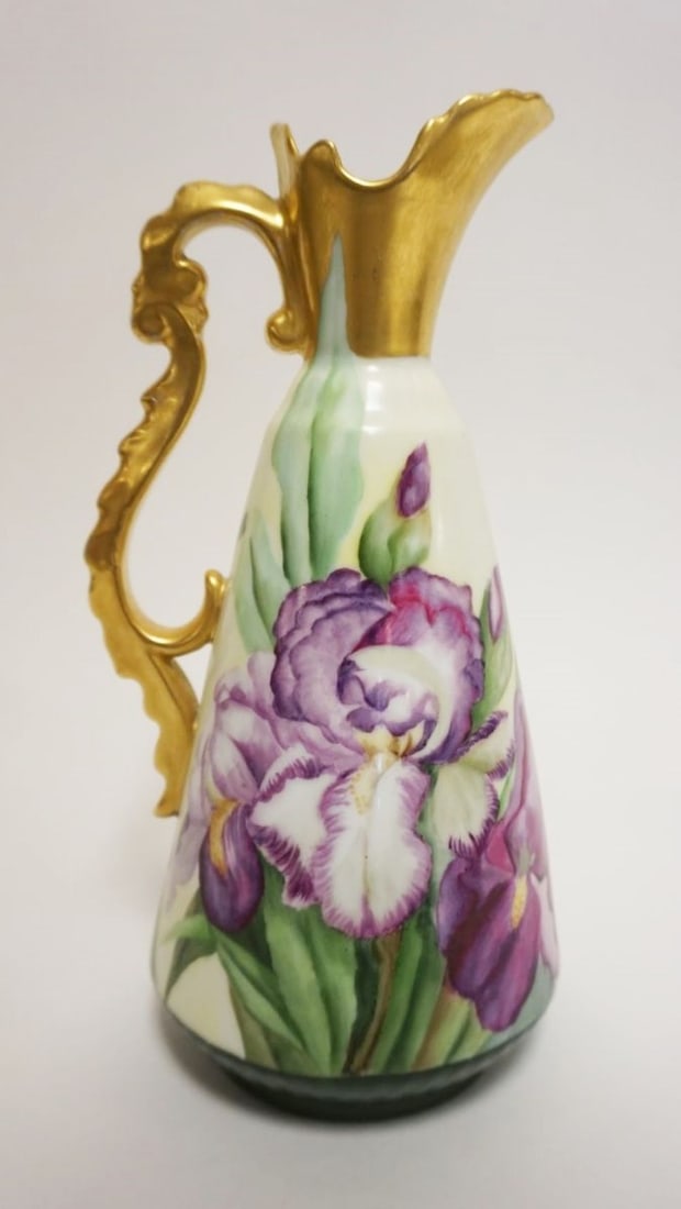 HAND PAINTED AUSTRIAN EWER (1 of 4)