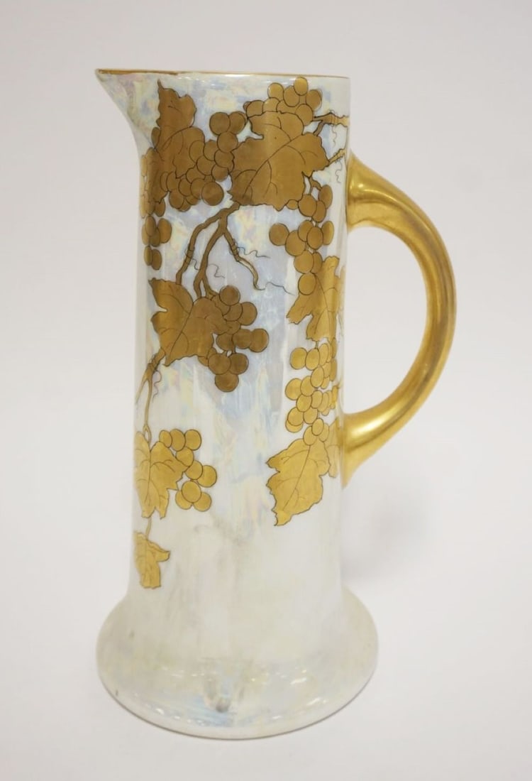 AUSTRIAN GILT DECORATED PITCHER (1 of 5)