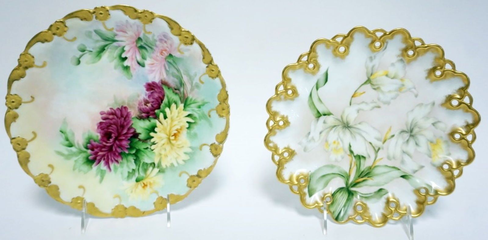 LIMOGES HAND PAINTED PLATES (1 of 5)