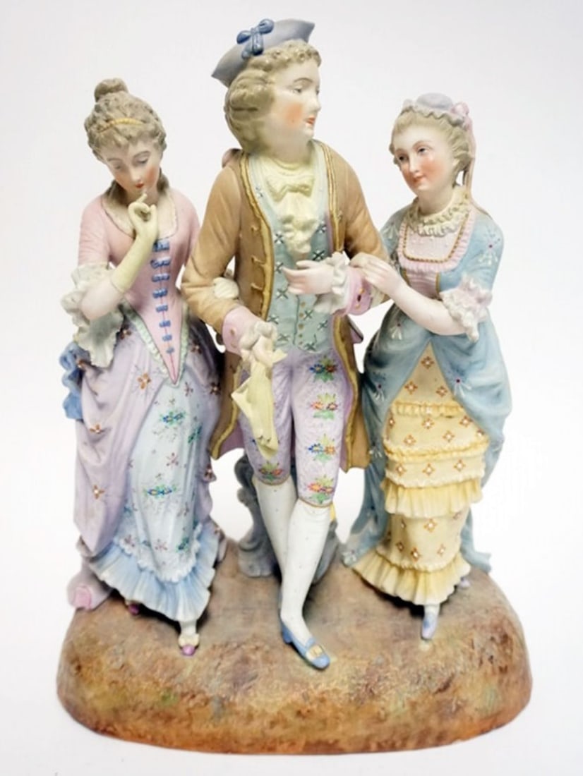 LARGE BISQUE STATUE (1 of 3)