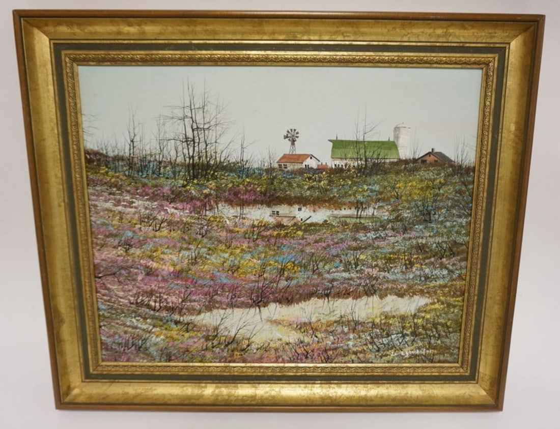JOHN LEWIS EGANSTAFER OIL PAINTING (1 of 4)