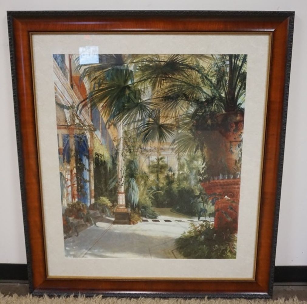 *INTERIOR OF PALM HOUSE* PRINT (1 of 1)