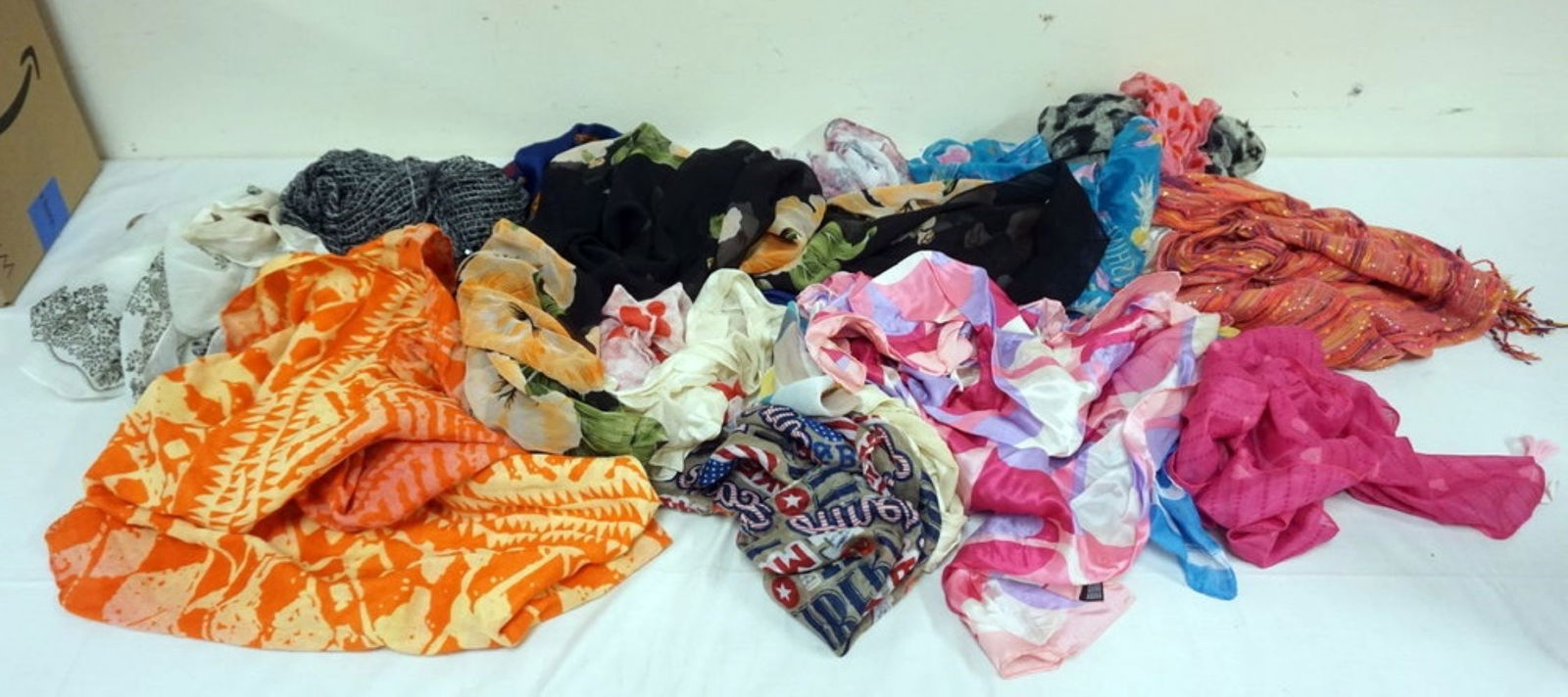 ASSORTMENT OF LADIES DESIGNER SILK SCARVES (1 of 4)
