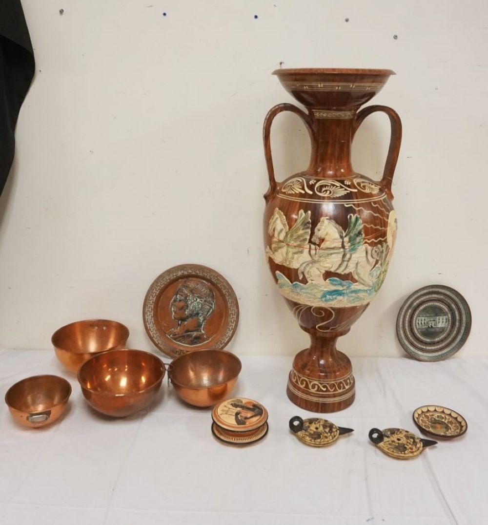 GROUP OF ASSORTED ANCIENT GREEK REPLICAS, ETC (1 of 2)