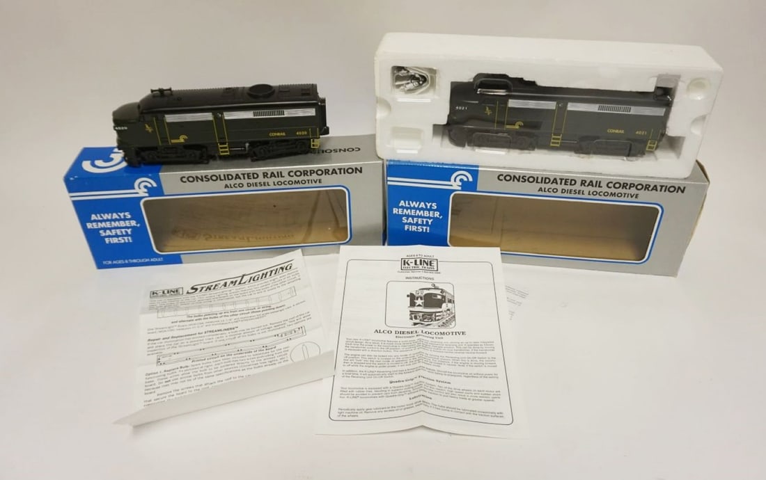 K LINE O GAUGE ALCO TOY TRAINS: K LINE O GAUGE ALCO TOY TRAINS, DIESEL LOCOMOTIVE