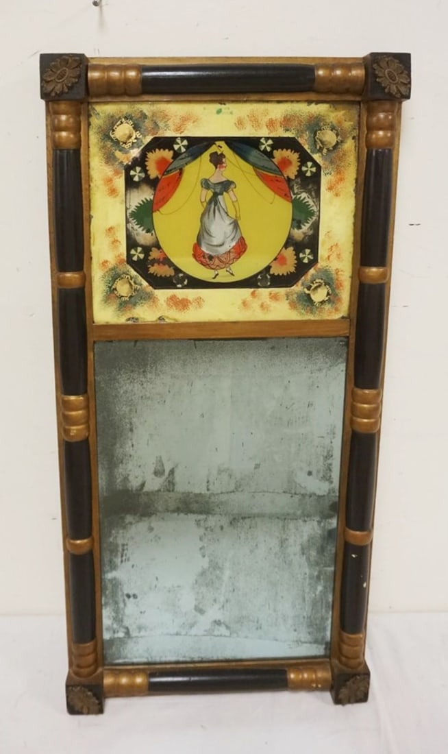 ANTIQUE FEDERAL STYLE MIRROR (1 of 3)