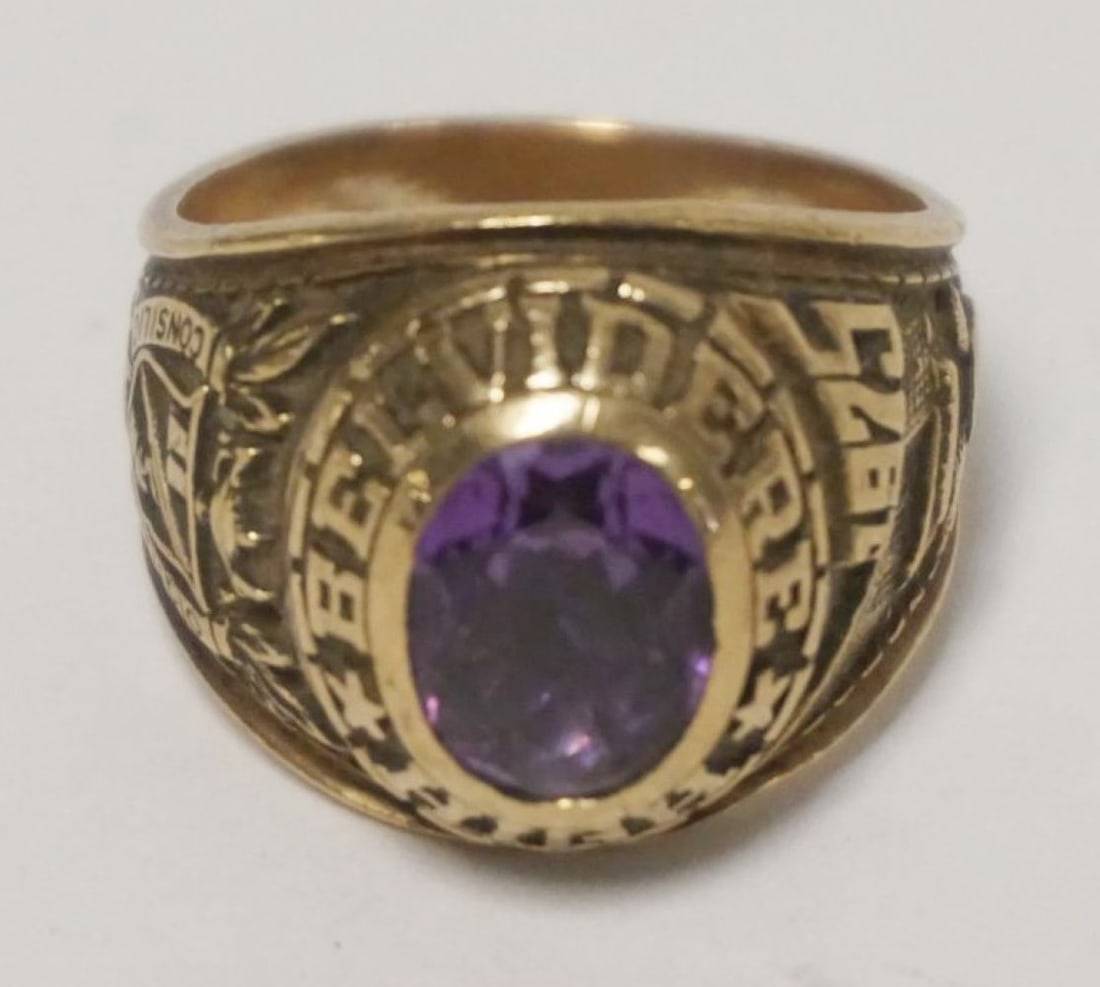 WOMENS 10K HIGH SCHOOL RING (1 of 2)