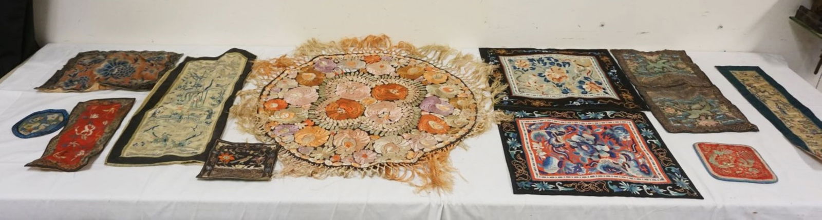 GROUP OF ASSORTED ASIAN TEXTILES (1 of 4)