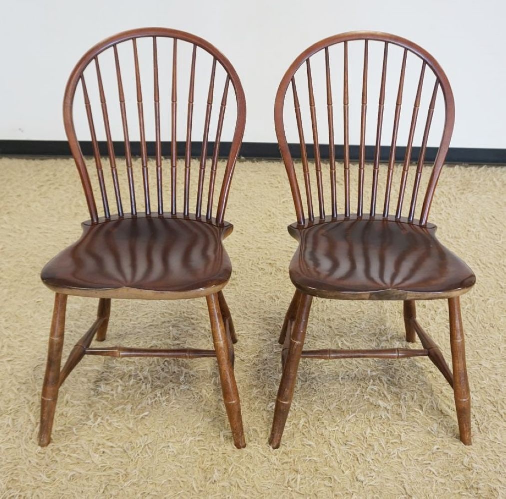 DUCKLOE BROS WINDSOR CHAIR SET (1 of 4)