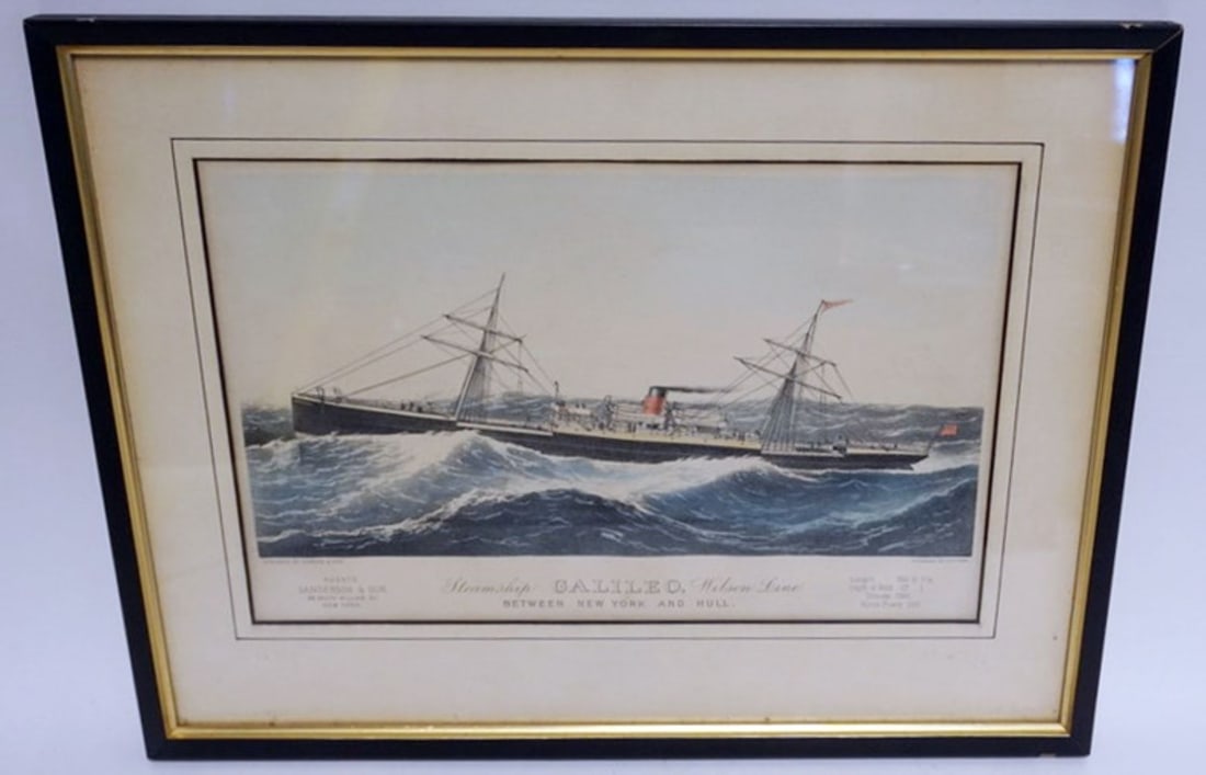 CURRIER & IVES LITHOGRAPH (1 of 3)