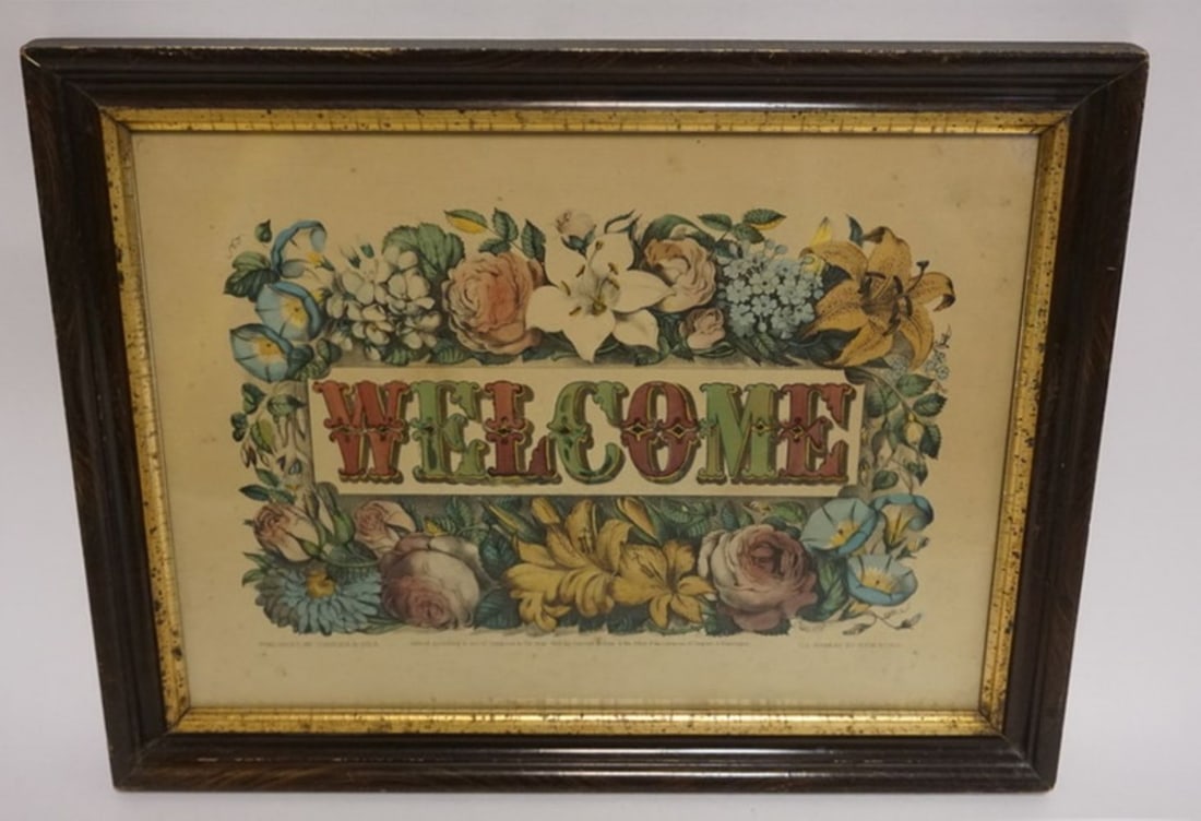 CURRIER & IVES LITHOGRAPH (1 of 2)