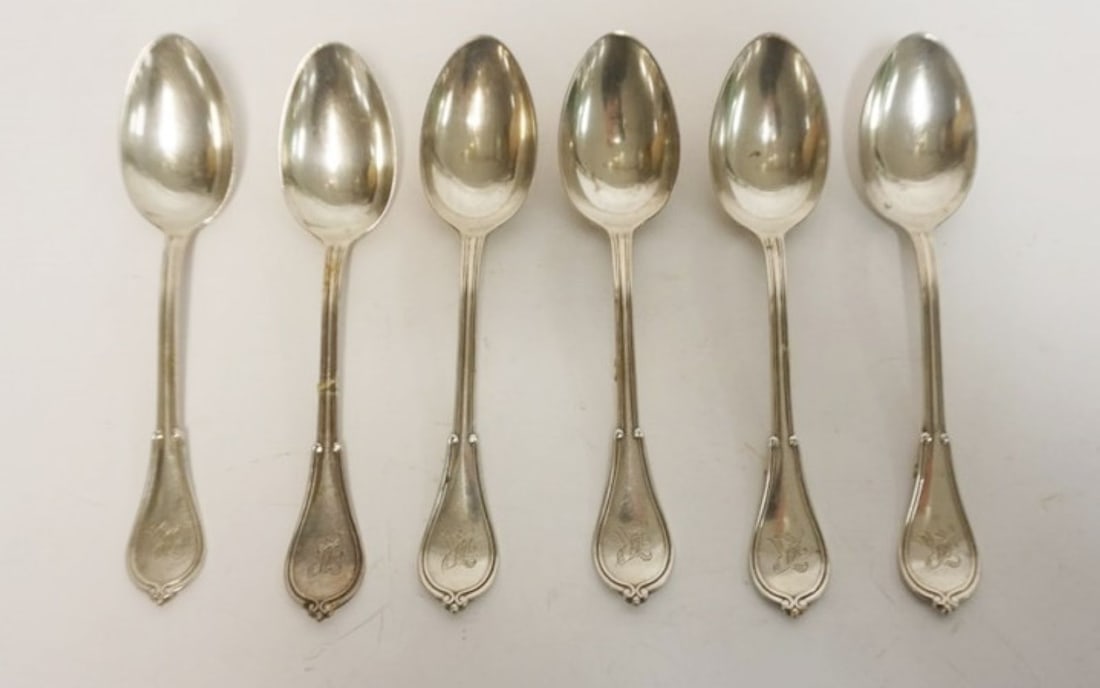 STERLING SILVER SPOONS: STERLING SILVER SPOONS, 8.54 TOZ