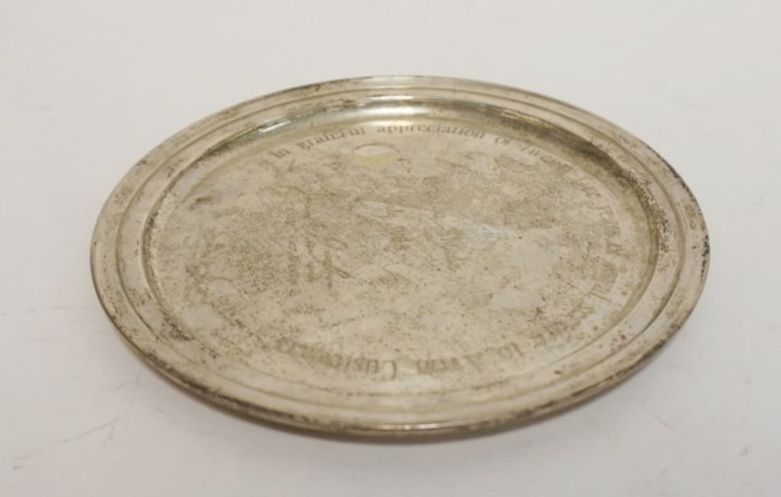 STERLING SILVER TIFFANY & CO PLATE (1 of 2)