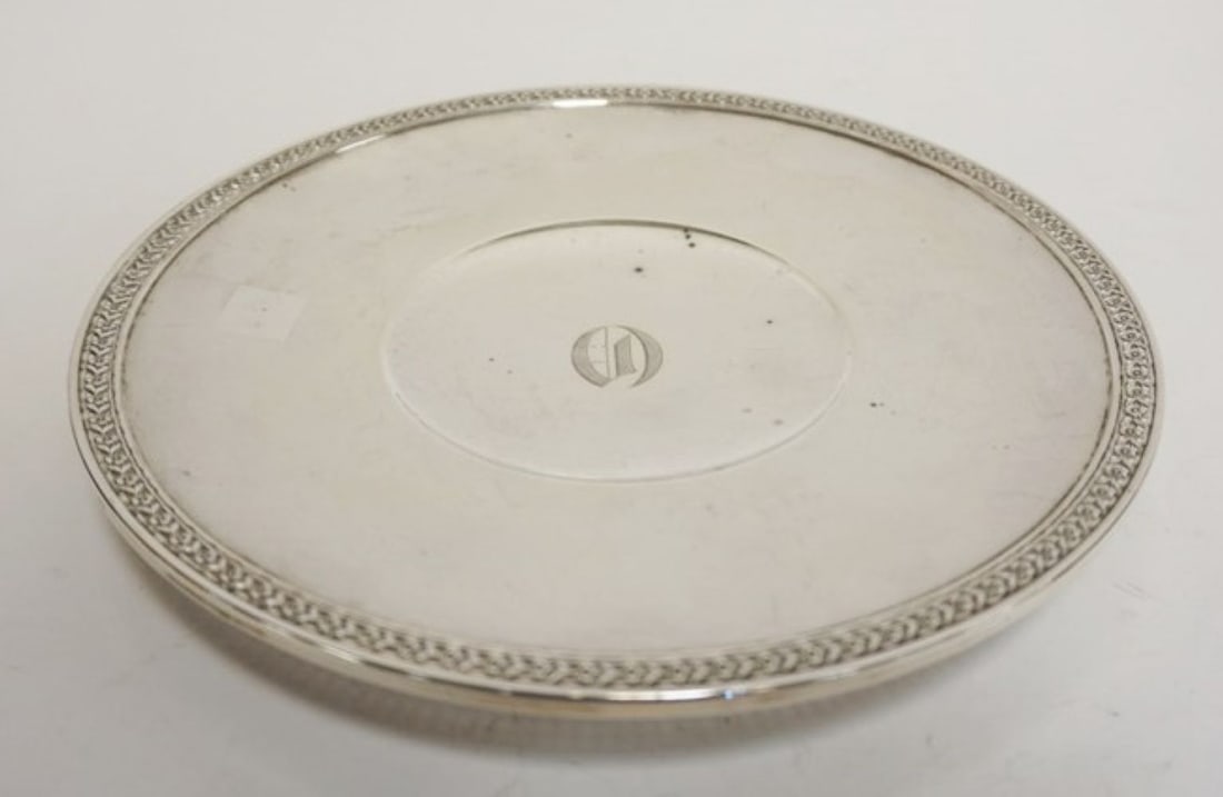 STERLING SILVER FOOTED DISH (1 of 4)