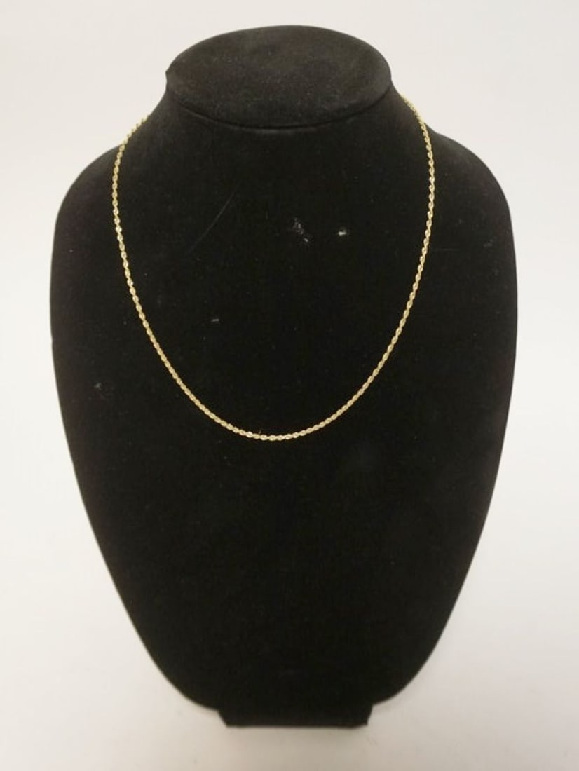 14K ROPE NECKLACE (1 of 2)