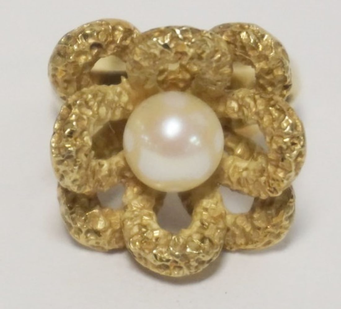 14K LADIES FLORAL RING (1 of 4)