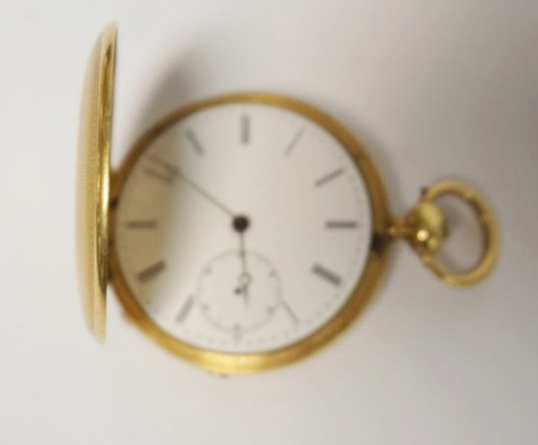 NEUCHATEL 18K POCKET WATCH (1 of 5)