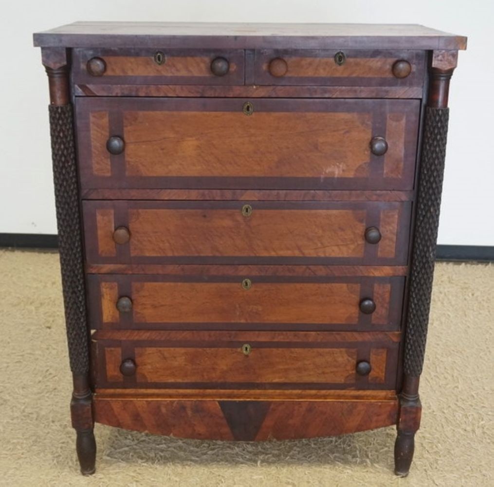 ANTIQUE FEDERAL CHEST (1 of 6)