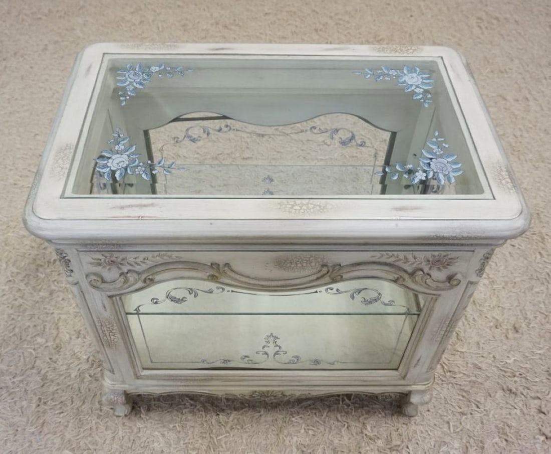 ORNATE SMALL DISPLAY CABINET (1 of 5)