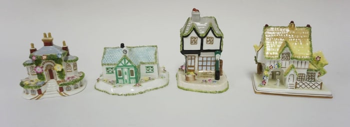 COALPORT BONE CHINA COTTAGES
