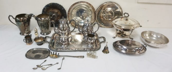 ASSORTED SILVER PLATE