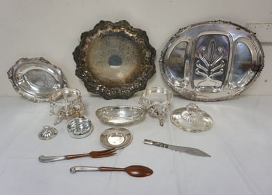 GROUP OF ASSORTED SILVERPLATE