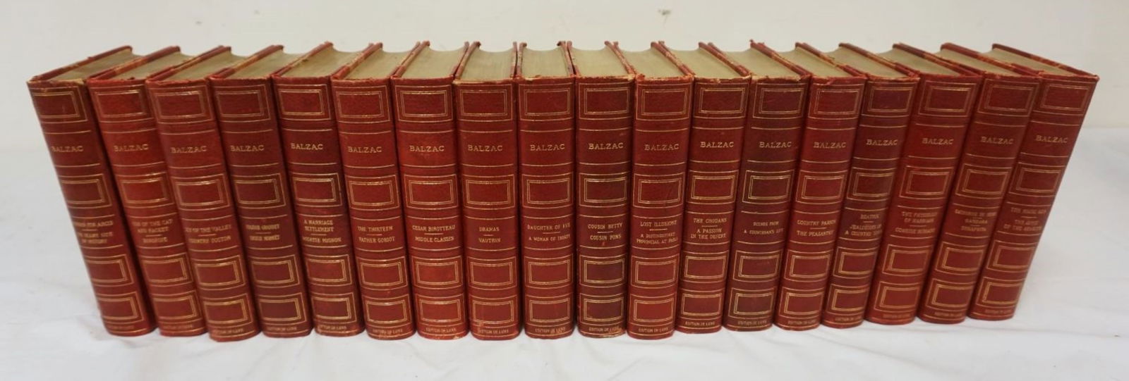 THE WORKS OF HONORE DE BALZAC (1 of 7)