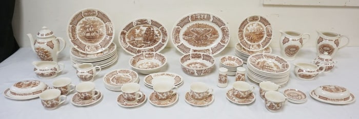 ALFRED MEAKIN STAFFORDSHIRE DINNERWARE SET