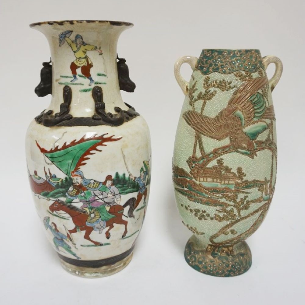 ASIAN POTTERY VASES (1 of 5)