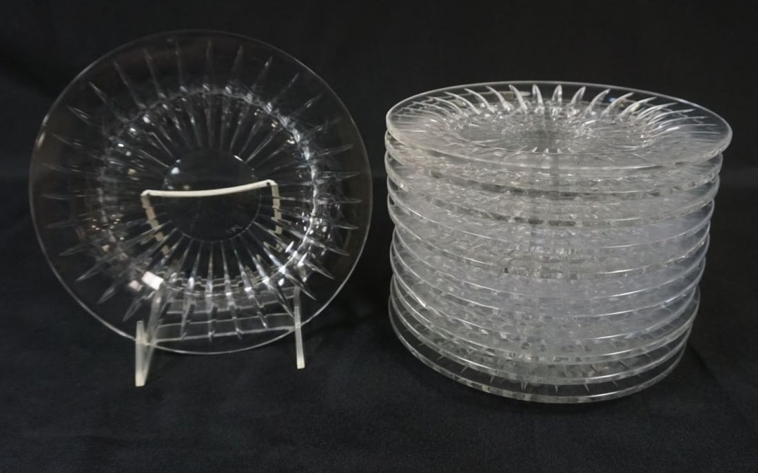 VAL ST LAMBERT 12-8 IN PLATES (1 of 2)