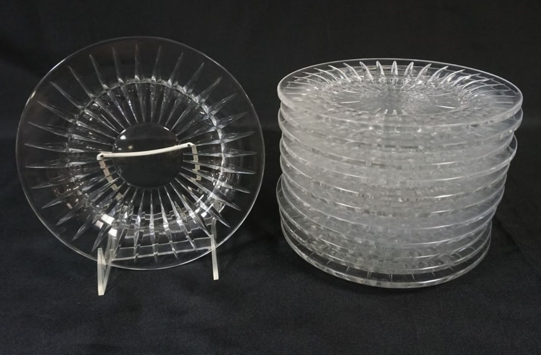 VAL ST LAMBERT 12-8 IN PLATES (1 of 2)