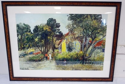 ARTIST SIGNED ABSTRACT PRINT