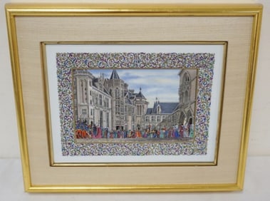 JEAN GRADASSI PORCELAIN PLAQUE