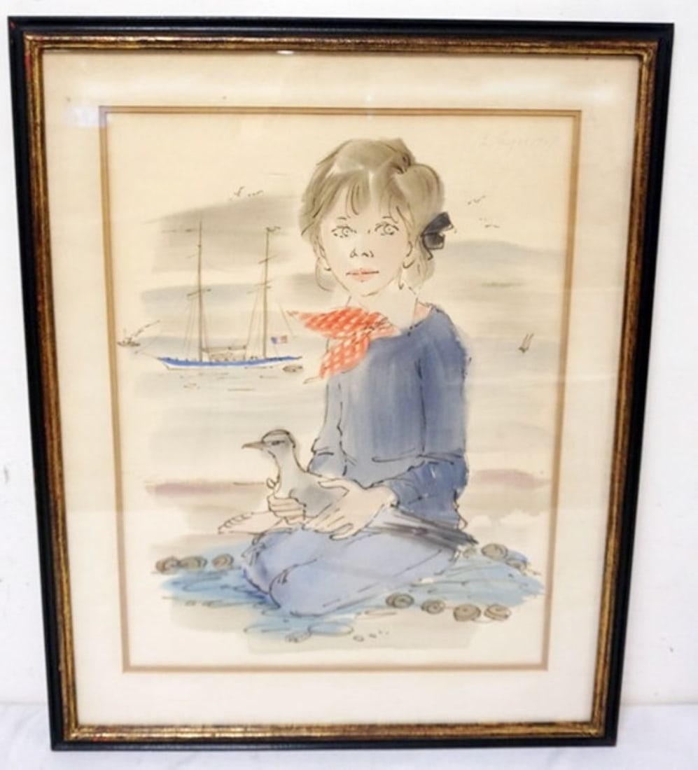 PHILLIPPE HENRI NOYER WATERCOLOR (1 of 4)