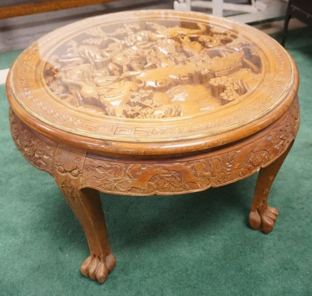 ASIAN TABLE WITH 4 CHAIRS: ASIAN TABLE WITH 4 CHAIRS