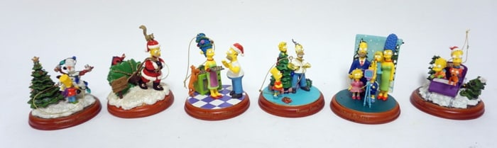 THE SIMPSONS CHRISTMAS ORNAMENTS