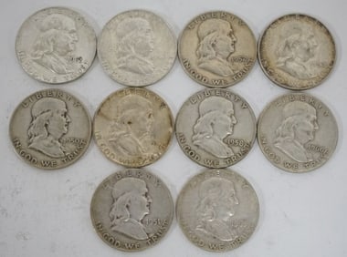 FRANKLIN HALF DOLLARS