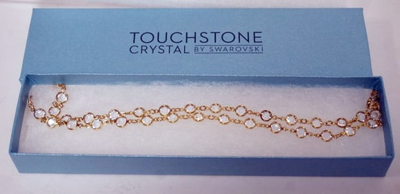 SWAROVSKI TOUCHSTONE CRYSTAL NECKLACE