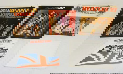 BEATLES AND BEACH BOY ALBUMS