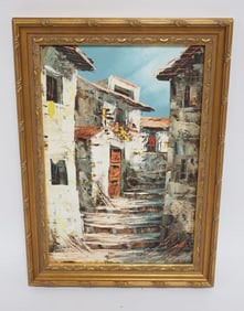 OIL PAINTING ON BOARD