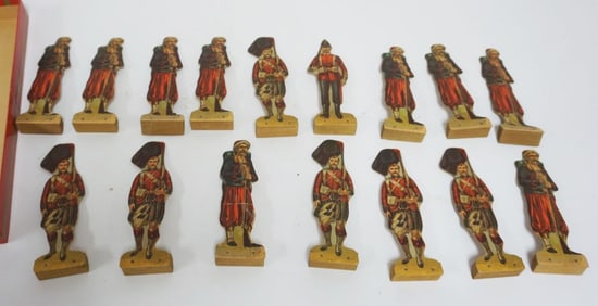 GROUP OF ASSORTED CARDBOARD SOLDIERS