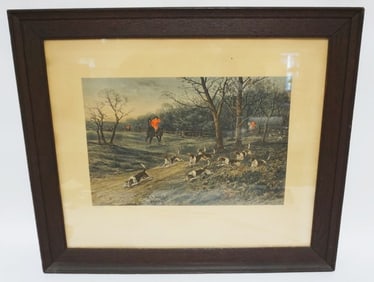 FRAMED HUNT PRINT