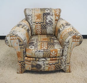 CARTER MODERN UPHOLSTERED ARM CHAIR