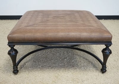 ETHAN ALLEN CUSTOM OTTOMAN