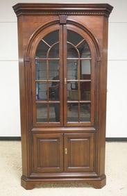 STATTON BLACK CHERRY CORNER CABINET