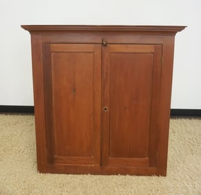 ANTIQUE CHERRY CABINET TOP